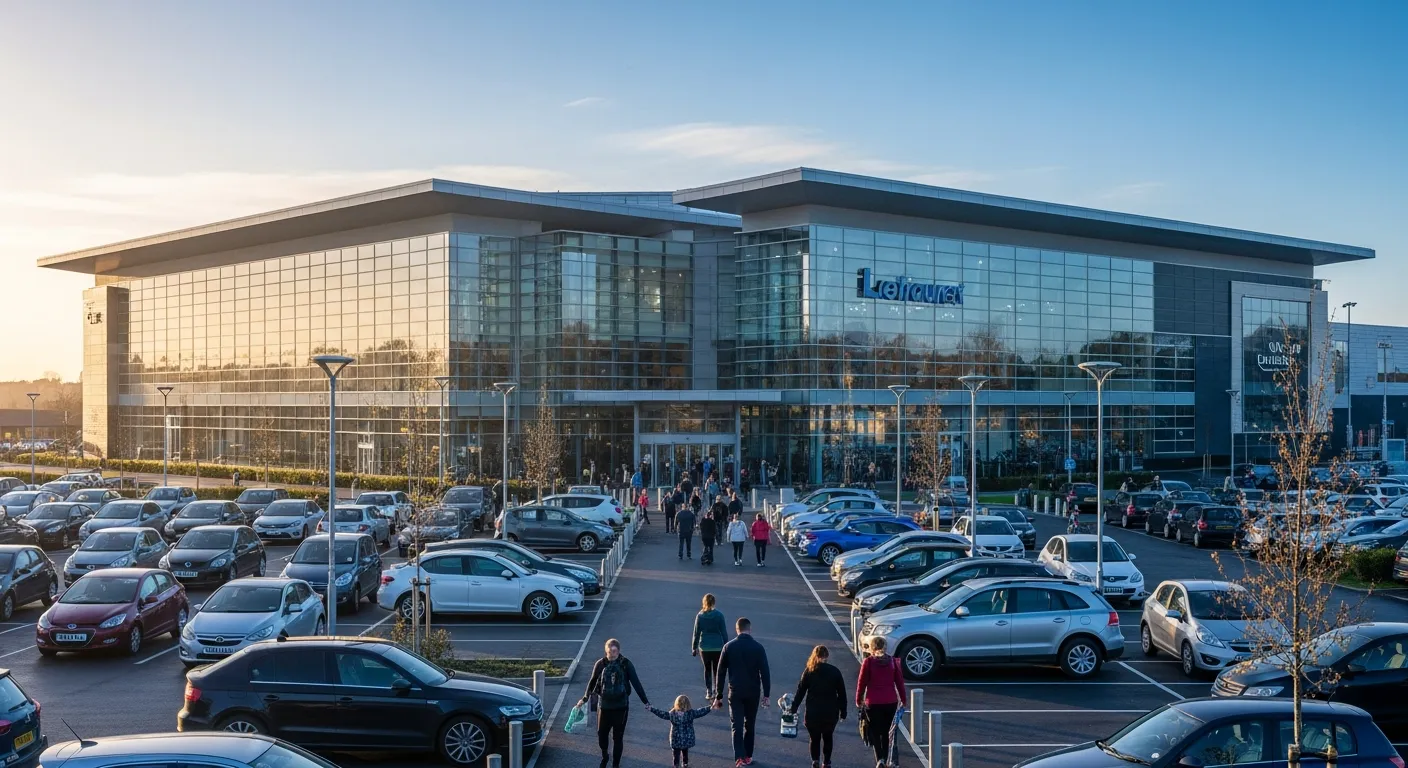 Leisure centre and entertainment venue car park managed by NPE